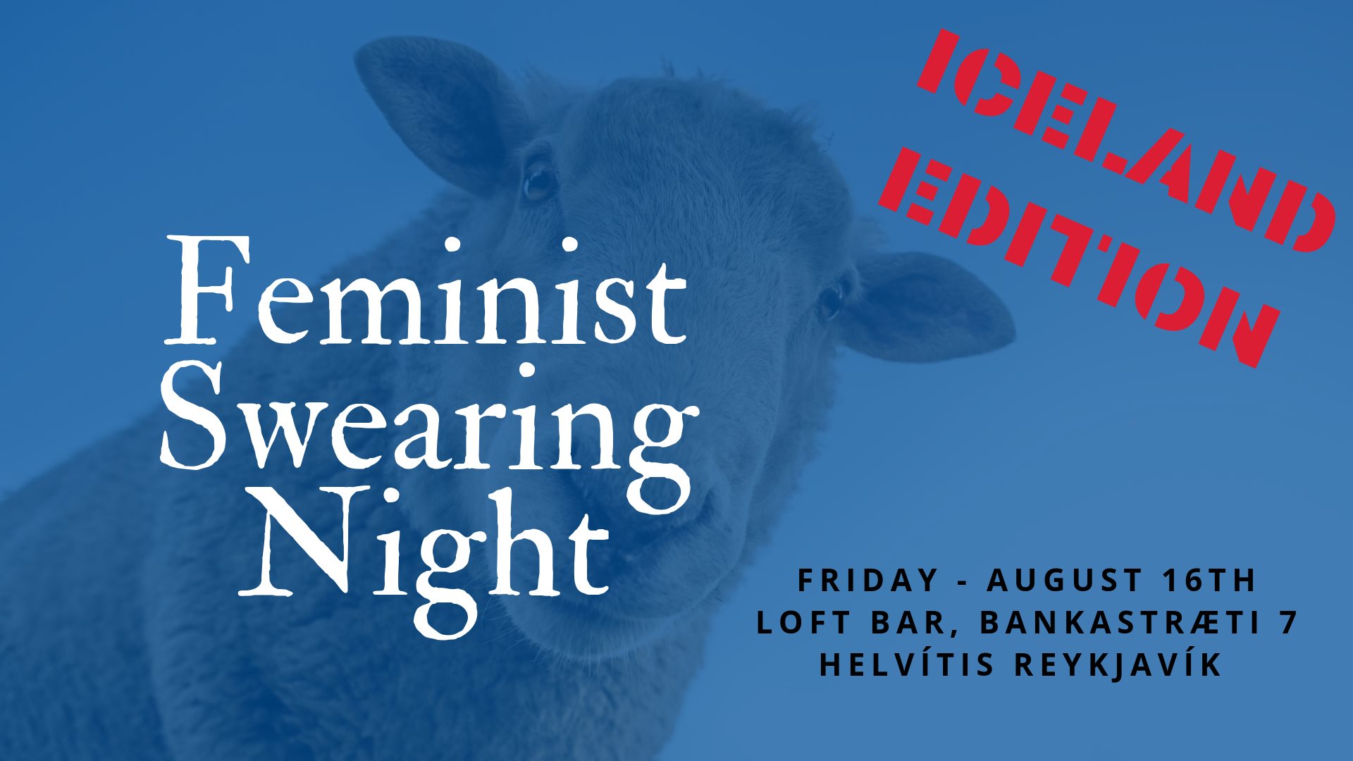 Feminist Swearing Night Iceland