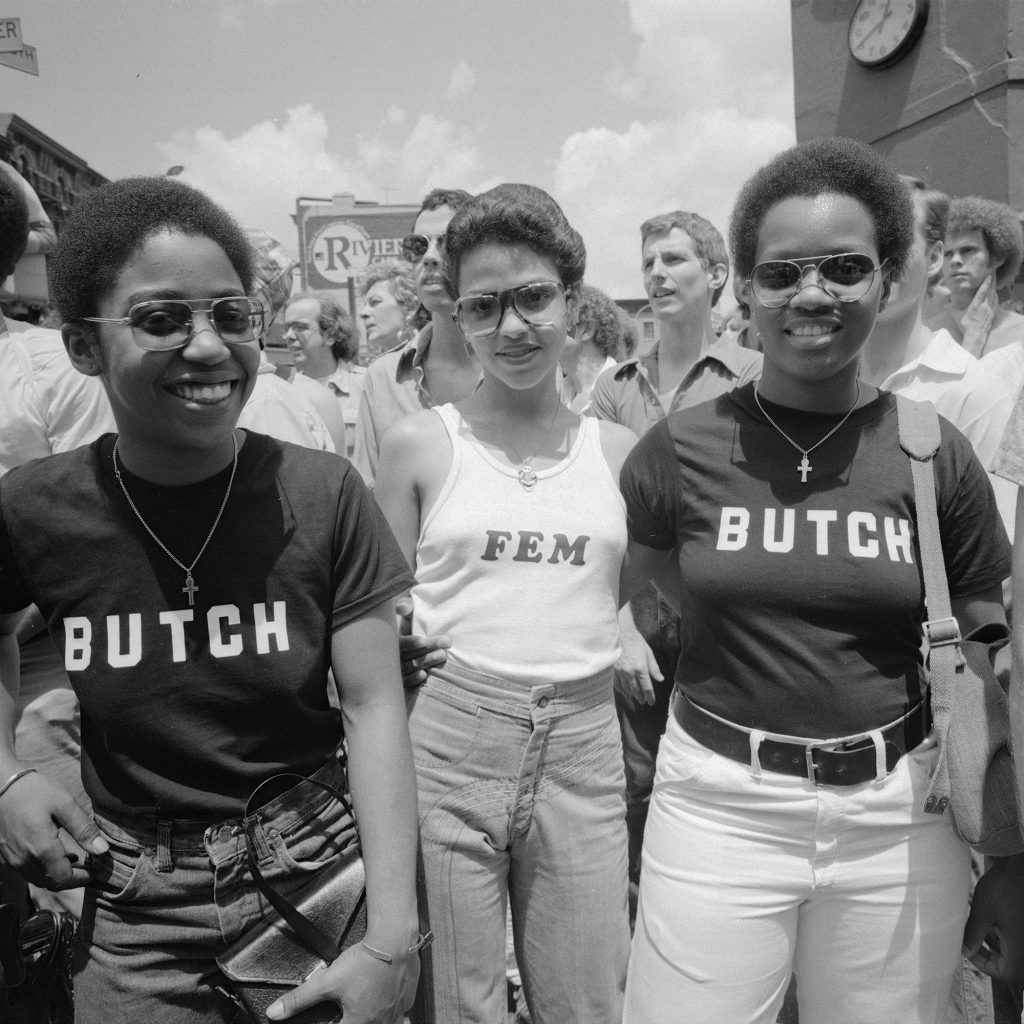 Týpur á Pride í NYC, 1977