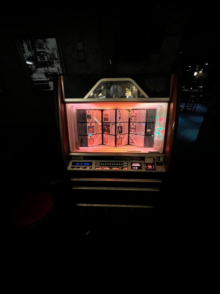A retro jukebox